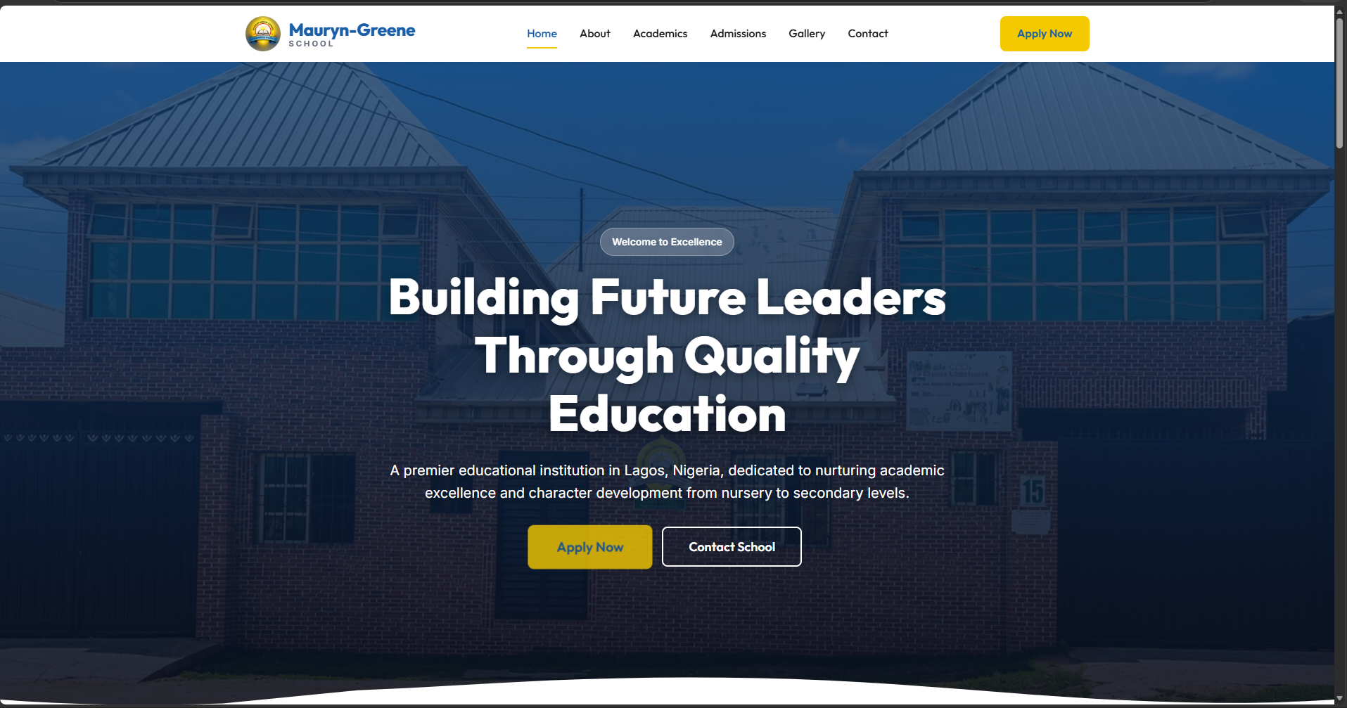 Mauryn-Greene Academic Management System